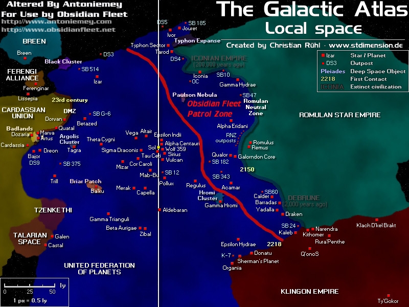 map of where Obsidian Fleet operates